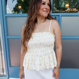 On The Go Mini Skort- Beige
