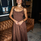 Mocha Muse Maxi Dress