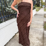 Espresso Drift Maxi Dress