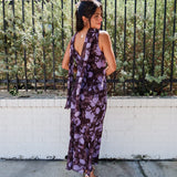 Shadow Bloom Maxi Dress