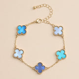 Colorful Charm Bracelet - Silver