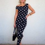 All Dotted Up Midi Dress