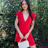 Crimson Crush Mini Dress