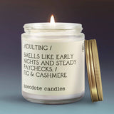 Adulting Candle