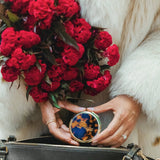 Hand-painted Drugs Handbag Hero Pill Compact: Tortoise