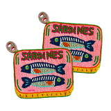 Beaded Sardines Coin Purse