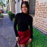 Lian Mini Suede Skirt