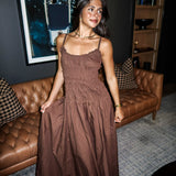 Mocha Muse Maxi Dress