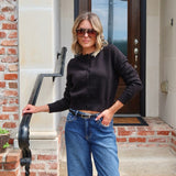 Midnight Hour Cardigan - Black