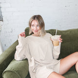 Laid Back Top - Latte