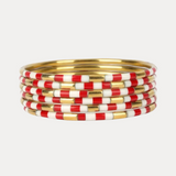 Veda Bangles - Red/White