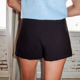 On The Go Mini Skort- Black