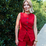 Best in Burgundy Denim Set