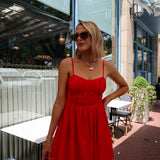 Lannie Shirred Mini Dress