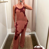Plaid Affair Lace Set