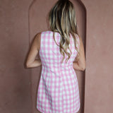 Check Please Mini Dress