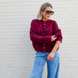 Piper Cardigan - Wine
