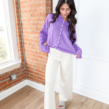 Piper Cardigan - Purple