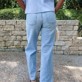 Slim Wide Leg Jeans
