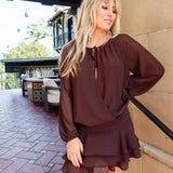 Brown Sugar Mini Dress