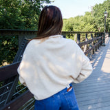 Oversized Piper Pullover Sweater - Natural