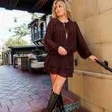 Brown Sugar Mini Dress