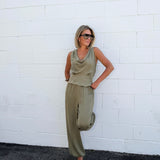 Lex Halter Wrap Top