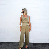 Lex Halter Wrap Top