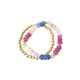 Jamie Pink Blue Bracelet Set