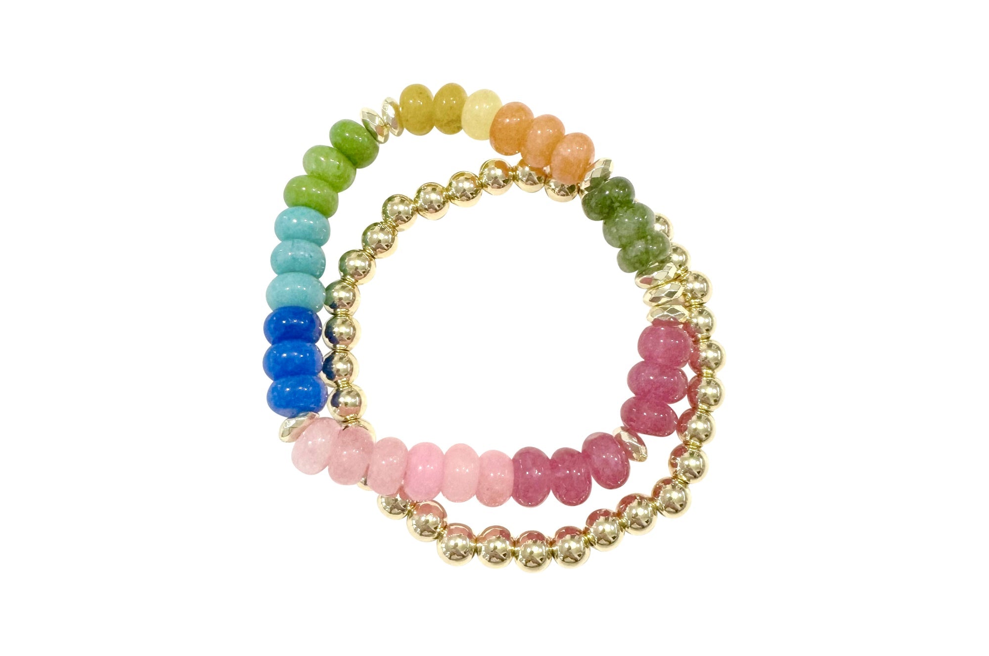 Jamie Bracelet Set - Bright Rainbow