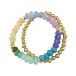 Jamie Bracelet Set - Light Rainbow
