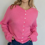 PREORDER SHIPPING 1/30 Piper Cardigan - Rose