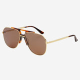 Logan Sunglasses: Dark Brown
