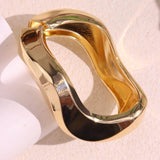 Textured Acrylic Bangle - Green