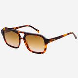 Havana Acetate Aviator Sunglasses : Tortoise / Brown