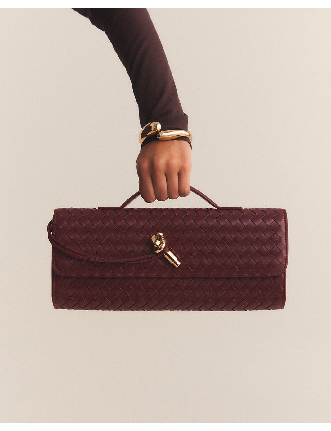 Alice Clutch Bag - Wine - Keepsake