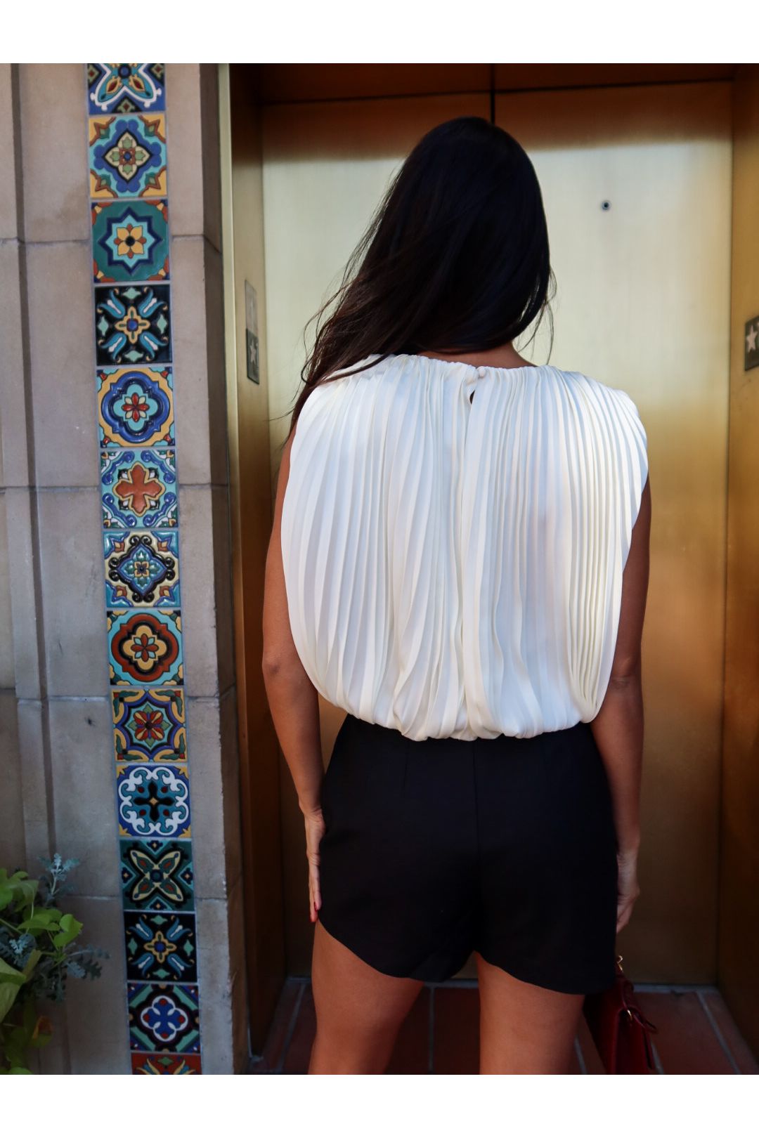 Amour Bubble Hem Top - Keepsake