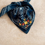 Bandana - Floral / Navy