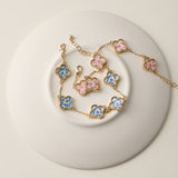 Colorful Charm Bracelet - Silver
