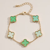 Colorful Charm Bracelet - Silver