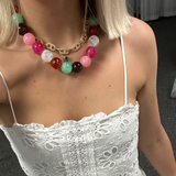 Celia Beaded Necklace - Multi