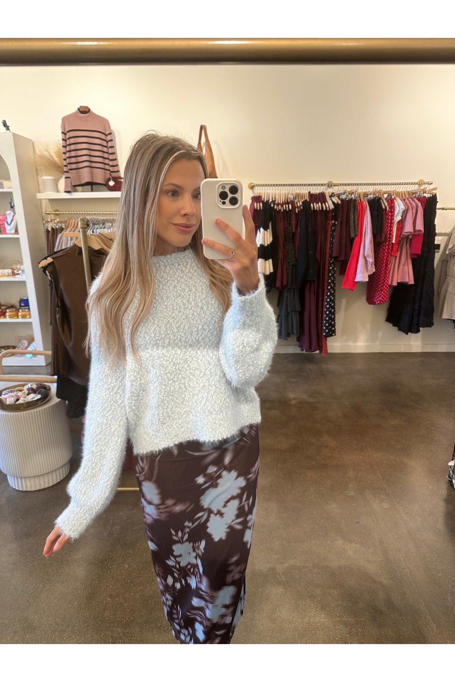 Cloud Nine Fuzzy Sweater - Keepsake