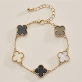 Colorful Charm Bracelet - Silver/White
