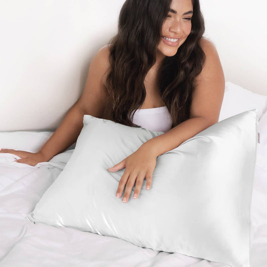 Satin King Pillowcase - Ivory - Keepsake