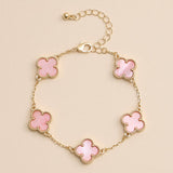 Colorful Charm Bracelet - Silver