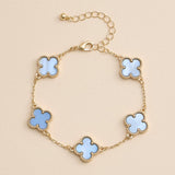 Colorful Charm Bracelet - Silver