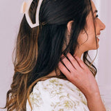 Open Hair Clip | Medium | Almond Beige