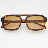Havana Acetate Aviator Sunglasses : Tortoise / Brown