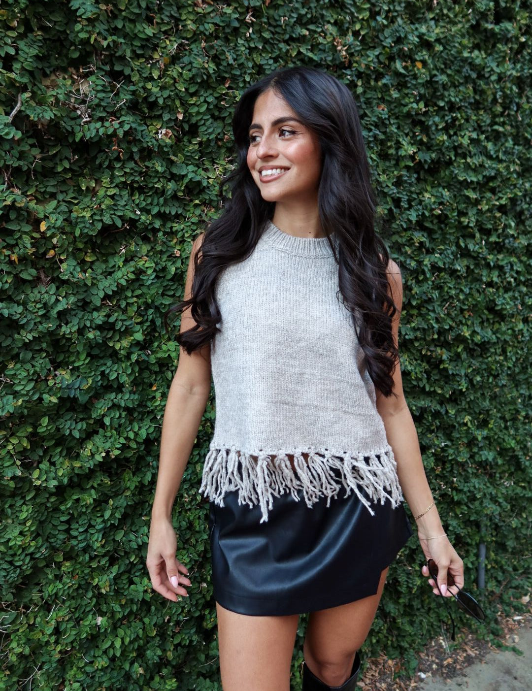 Fringe Factor Sleeveless Sweater - Keepsake