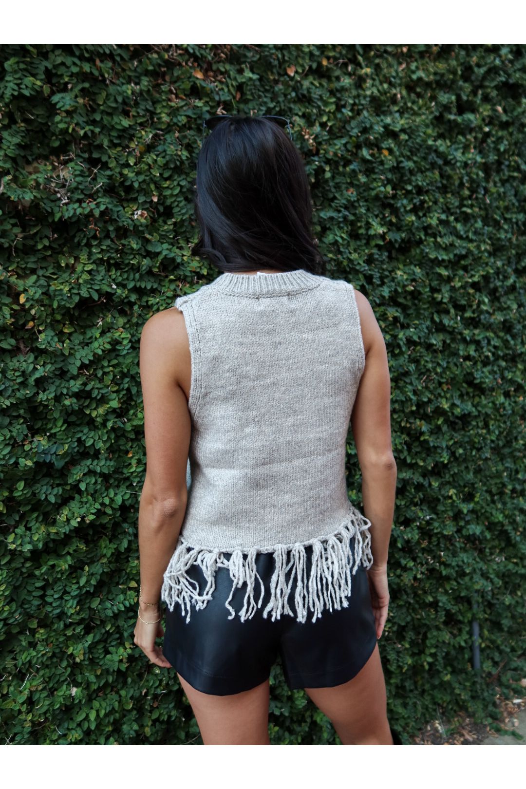 Fringe Factor Sleeveless Sweater - Keepsake
